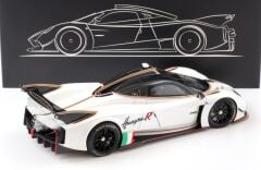1:18 Pagani Huayra R 2021 Pearl White - LCD Model