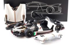 1:18 Pagani Huayra R 2021 Pearl White - LCD Model