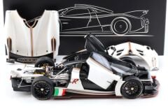 1:18 Pagani Huayra R 2021 Pearl White - LCD Model