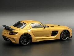 1:18 Mercedes-Benz SLS 6.3 AMG Gull Wing Black Series Yellow - Minichamps