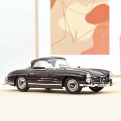 1:18 Mercedes-Benz 300 SL Dark Red 1957 - Norev
