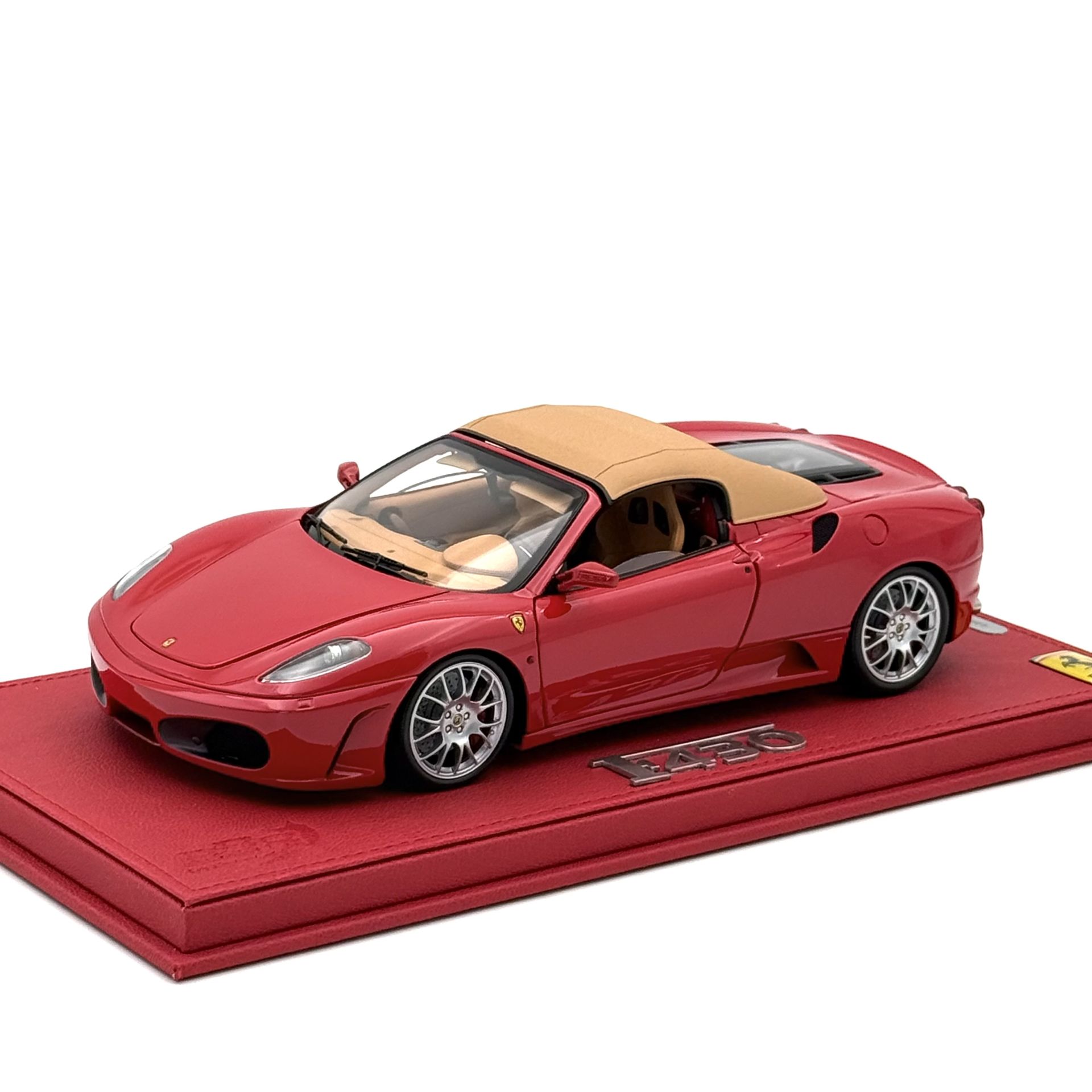 1.18 Ferrari F430 Spider 2005 Red Beige Autoshow 3 Limitli - BBR Model