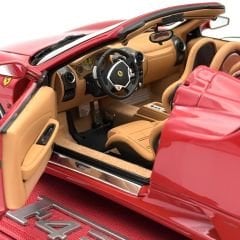 1.18 Ferrari F430 Spider 2005 Red Beige Autoshow 3 Limitli - BBR Model