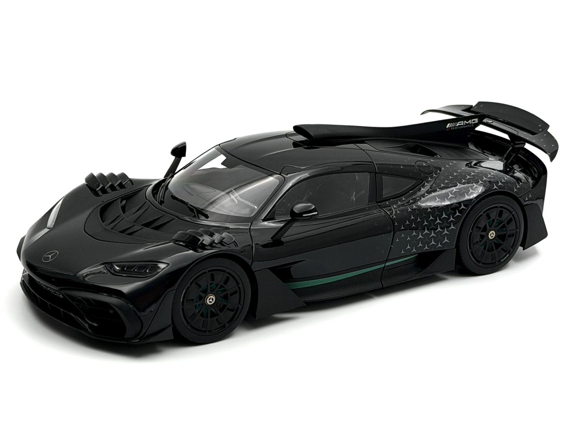 1:18 Mercedes-AMG ONE Styling Package Hyper Black - NZG Dealer