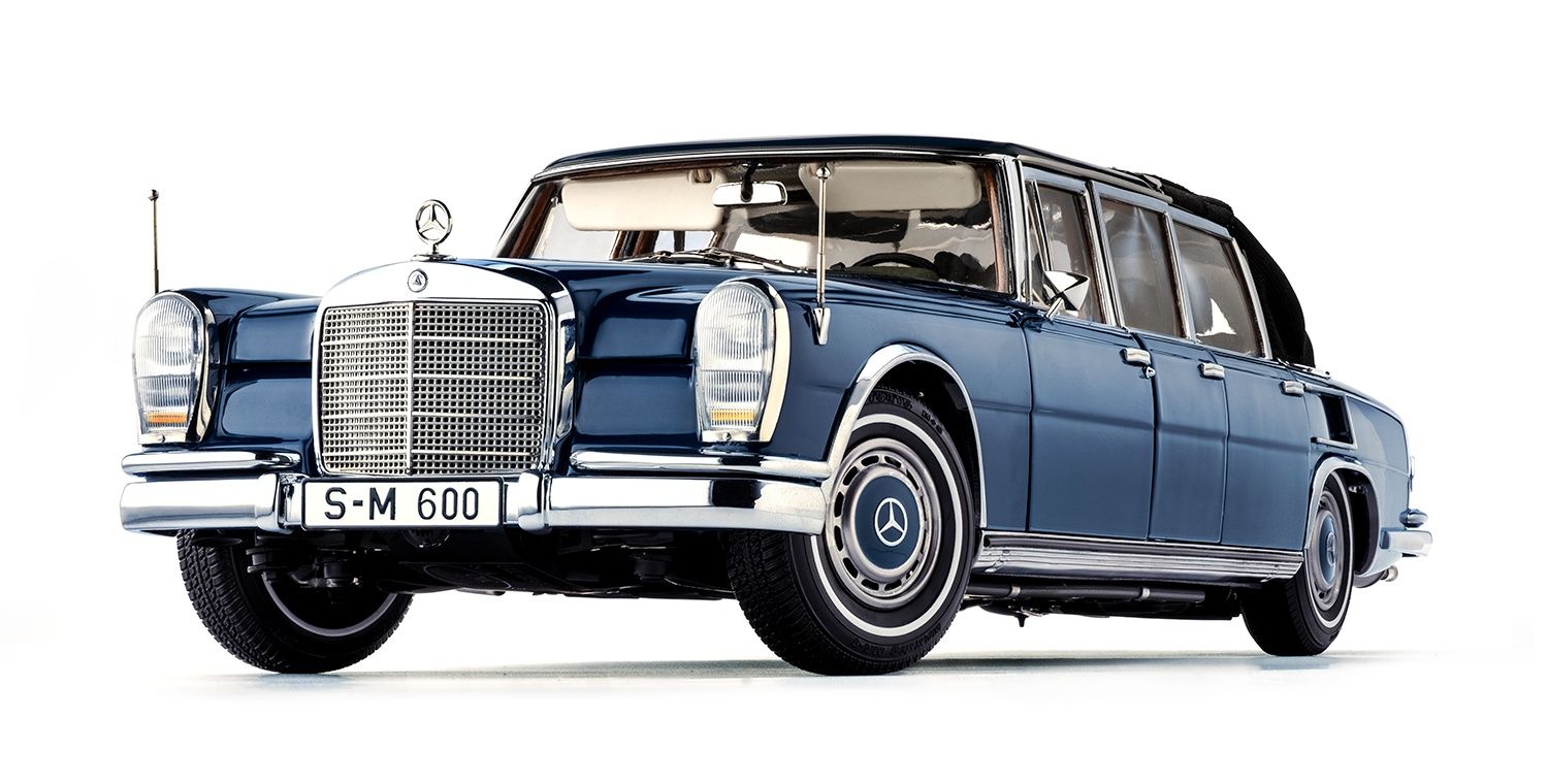 1:18 Mercedes-Benz 600 Pullman Landaulet 1965 Blue - CMC