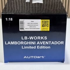 1:18 Lamborghini Aventador LB Works LBWK White - Autoart