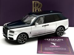 1:18 Rolls-Royce Cullinan Crossover SUV Green/Silver - Rolls Royce OEM