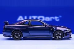 1:18 Nissan Skyline R34 GT-R Z Tune Midnight Purple III- Autoart