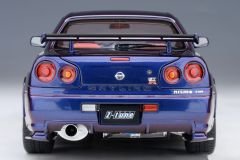 1:18 Nissan Skyline R34 GT-R Z Tune Midnight Purple III- Autoart