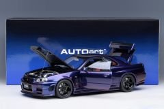 1:18 Nissan Skyline R34 GT-R Z Tune Midnight Purple III- Autoart