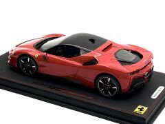 1:18 Ferrari SF90 Stradale 2019 Rosso Corsa/Black Roof - BBR Model