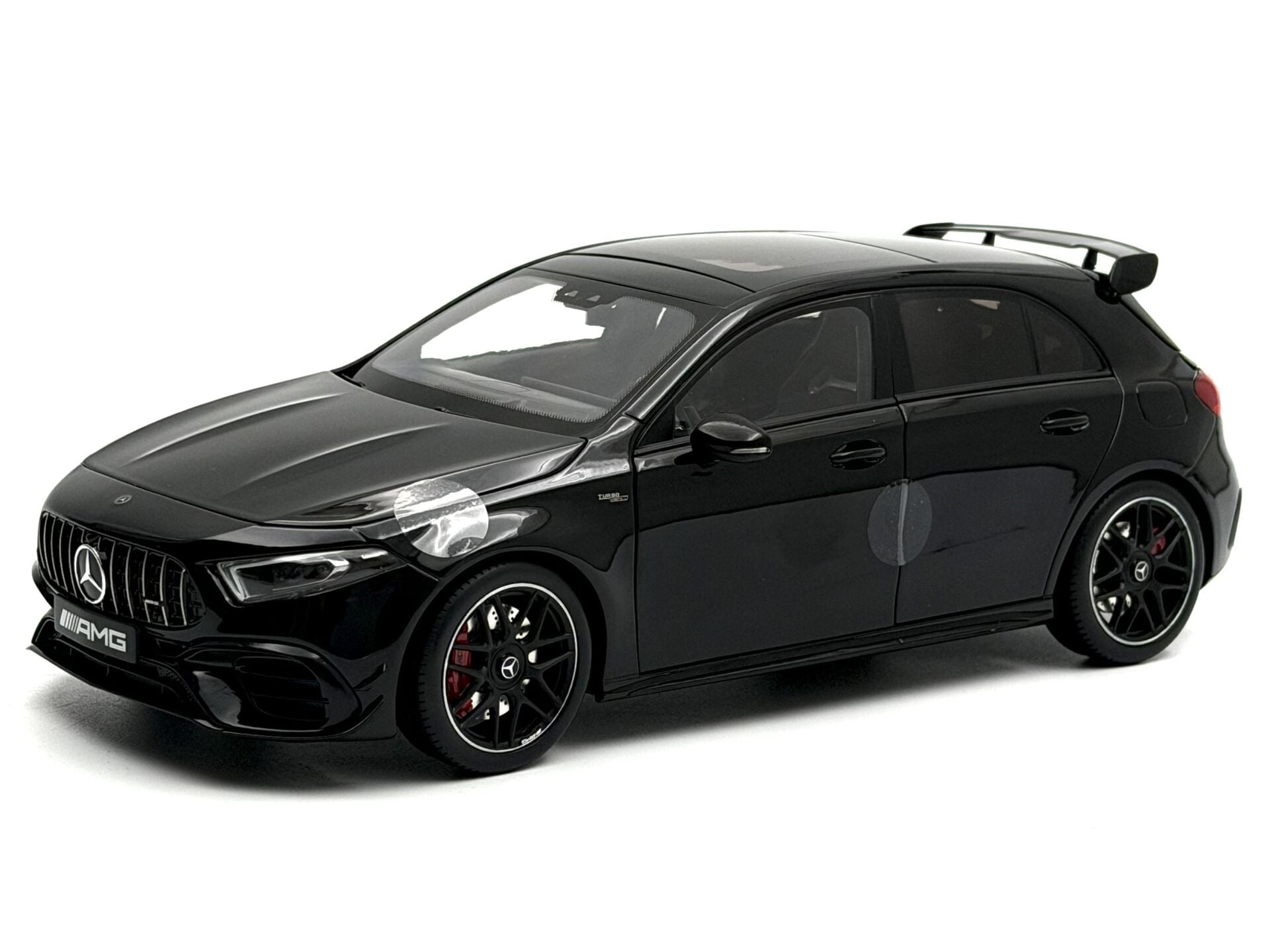 1:18 Mercedes-Benz A45S Cosmos Black 2023- NZG Dealer