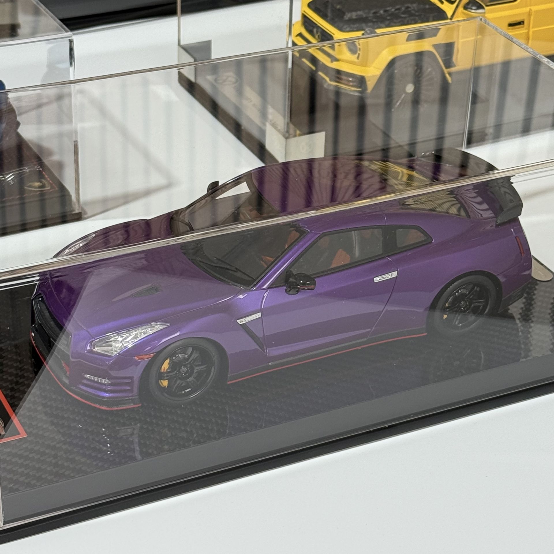 1:18 Nissan GT-R R35 Purple Çantalı Model 10 Limitli - YY Model