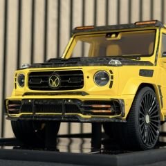 1:18 Mercedes-AMG G63 MANSORY Yellow Camouflage -Timothy Pierre
