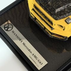 1:18 Mercedes-AMG G63 MANSORY Yellow Camouflage -Timothy Pierre