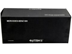 1:18 Mercedes-Benz 600 SWB W100 Black 76192 Kısa Şase - Autoart
