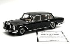 1:18 Mercedes-Benz 600 SWB W100 Black 76192 Kısa Şase - Autoart