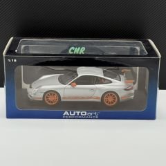 1:18 Porsche 911 997 GT3 RS Silver 77993 - Autoart