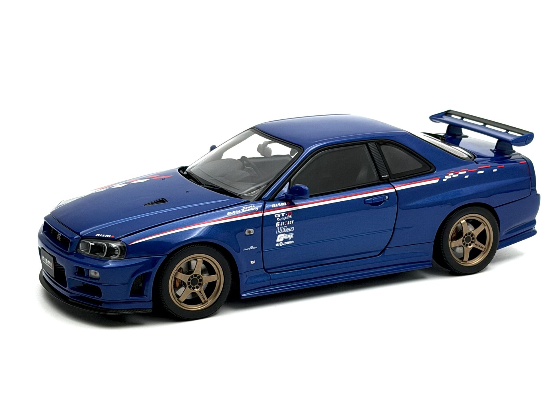 1:18 Nissan Skyline GT-R R34 Nismo Sport Resetting Diecast - Autoart