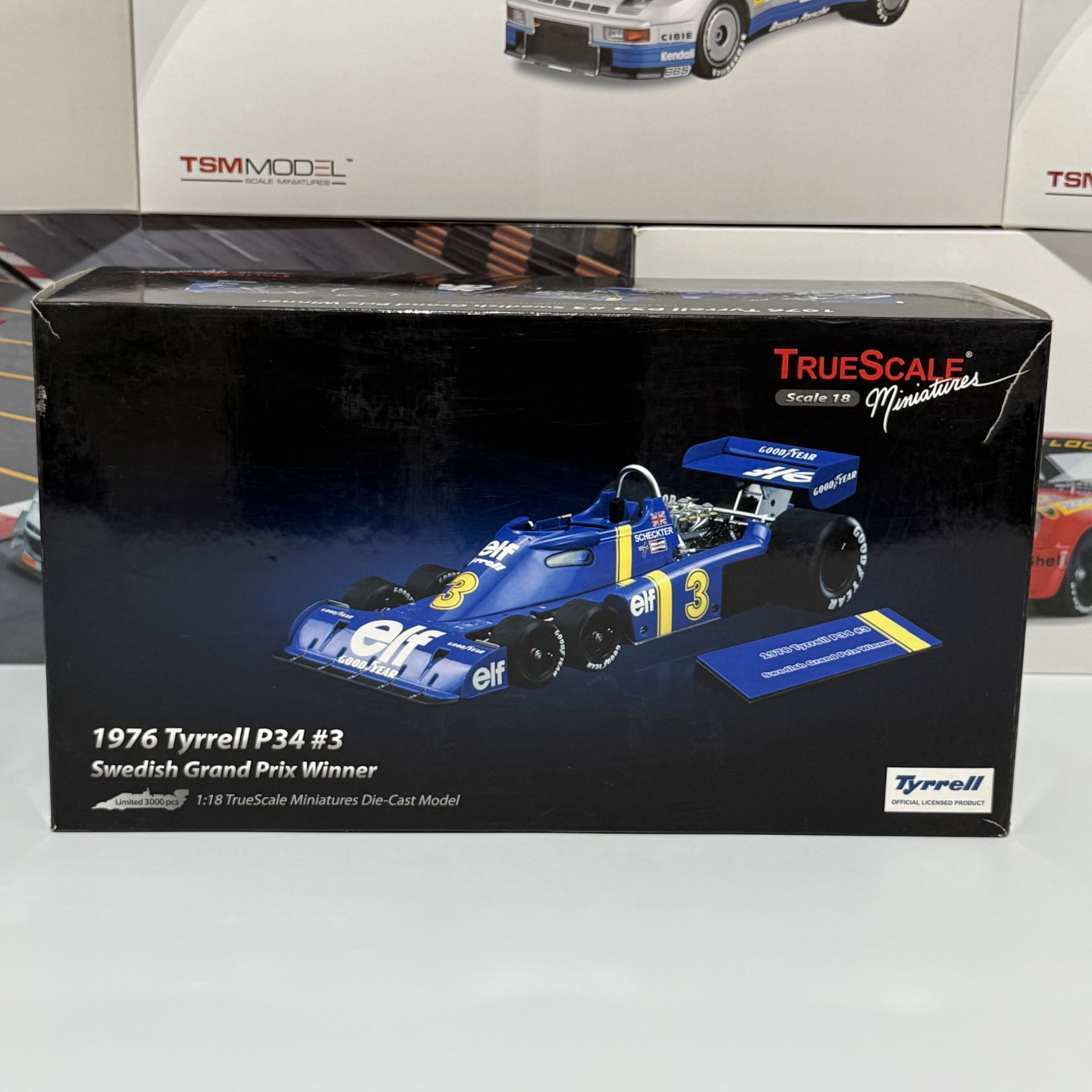 1:18 Tyrrell F1 P34 ELF Winner Swedish GP 1976 J.Sheckter - TSM