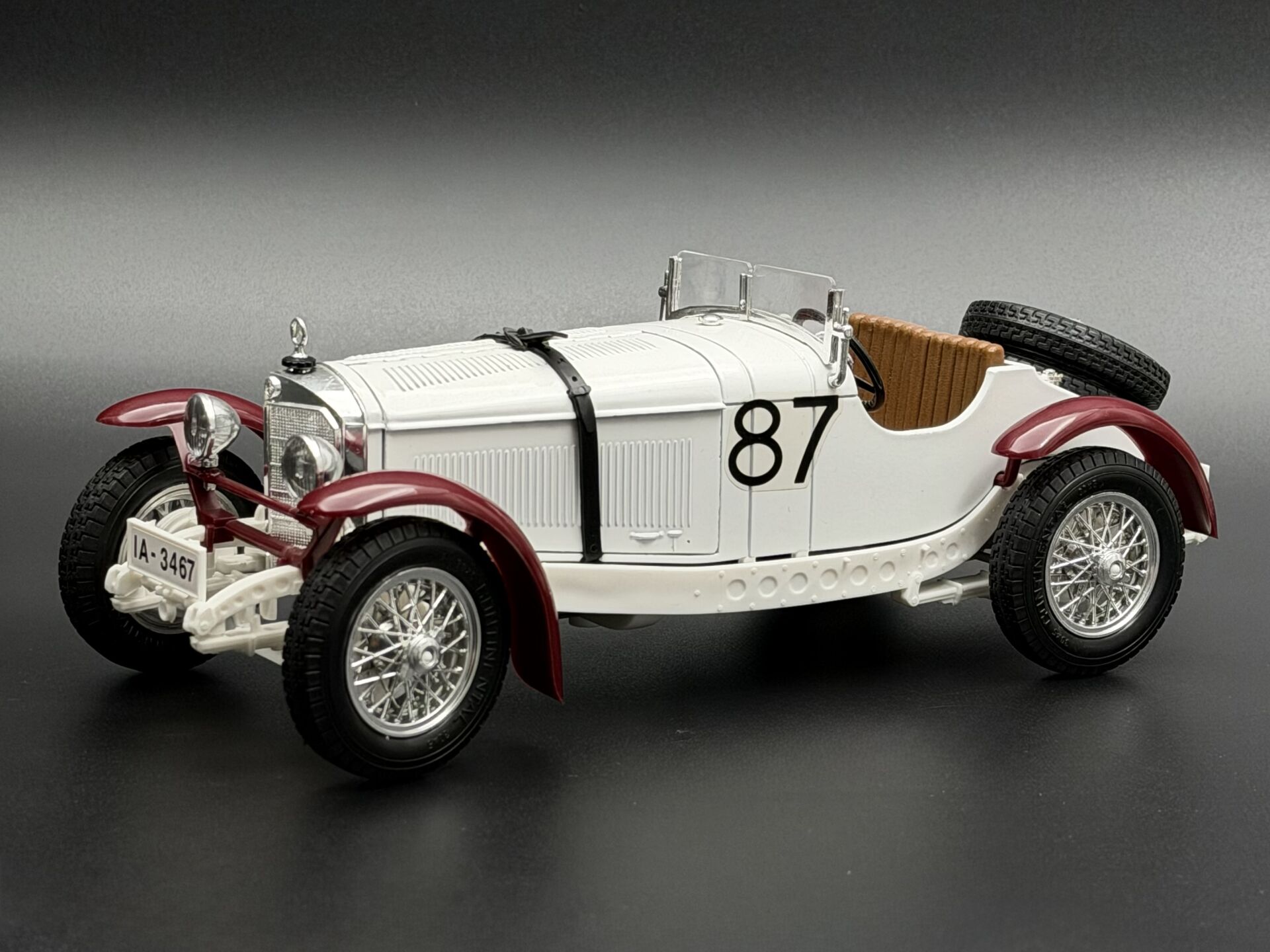 1:18 Mercedes-Benz SSKL 1931 Mille Miglia - Burago İtalyan