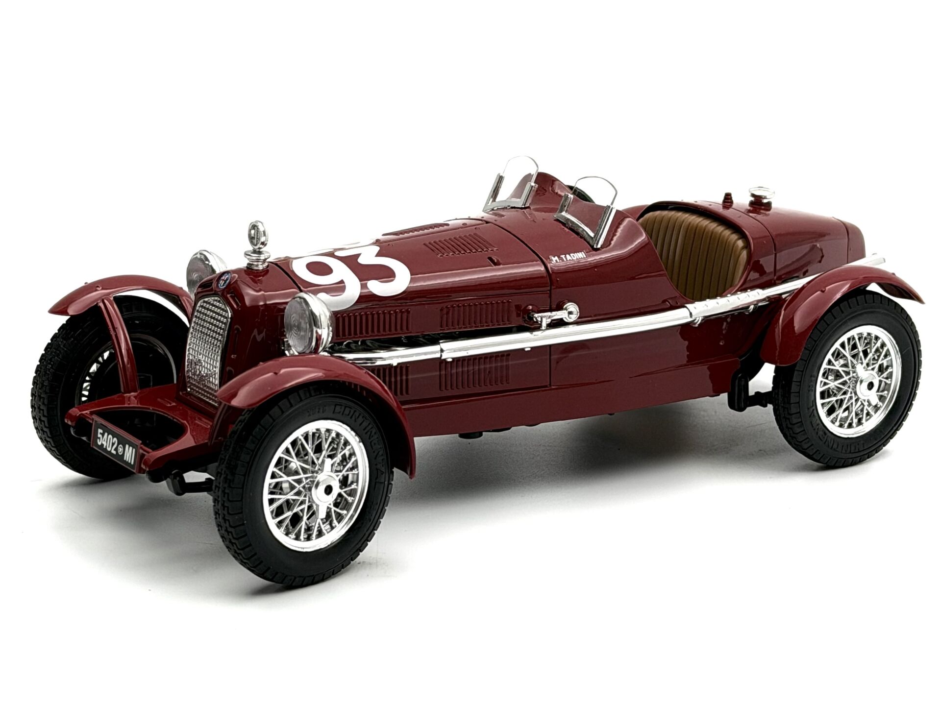 1:18 Alfa Romeo 8C Monza SSKL 1931 Mille Miglia - Burago İtalyan