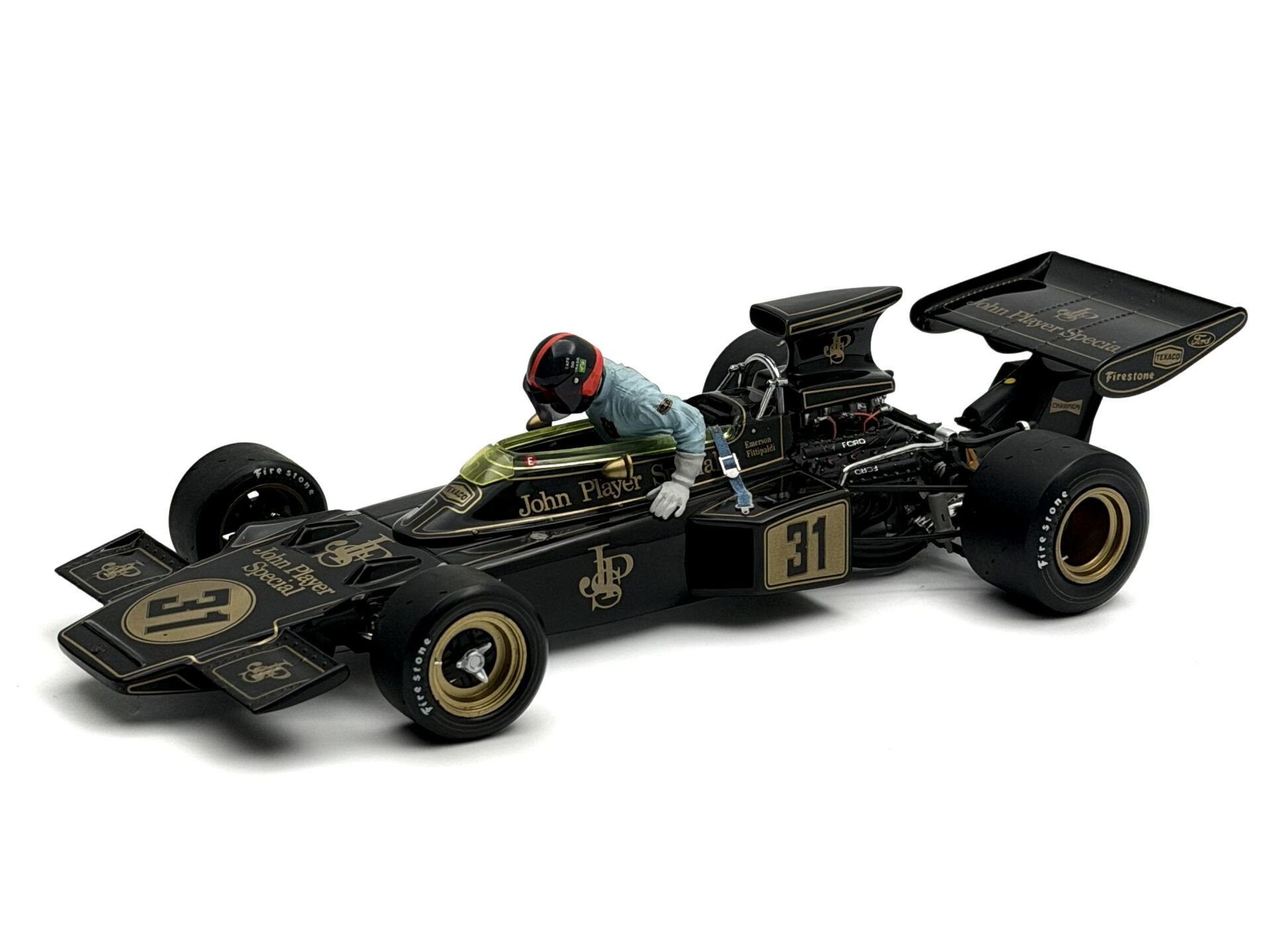 1:18 Lotus Ford 72D JPS E. Fittipaldi 1972 Austrian GP Winner - Exoto GPC