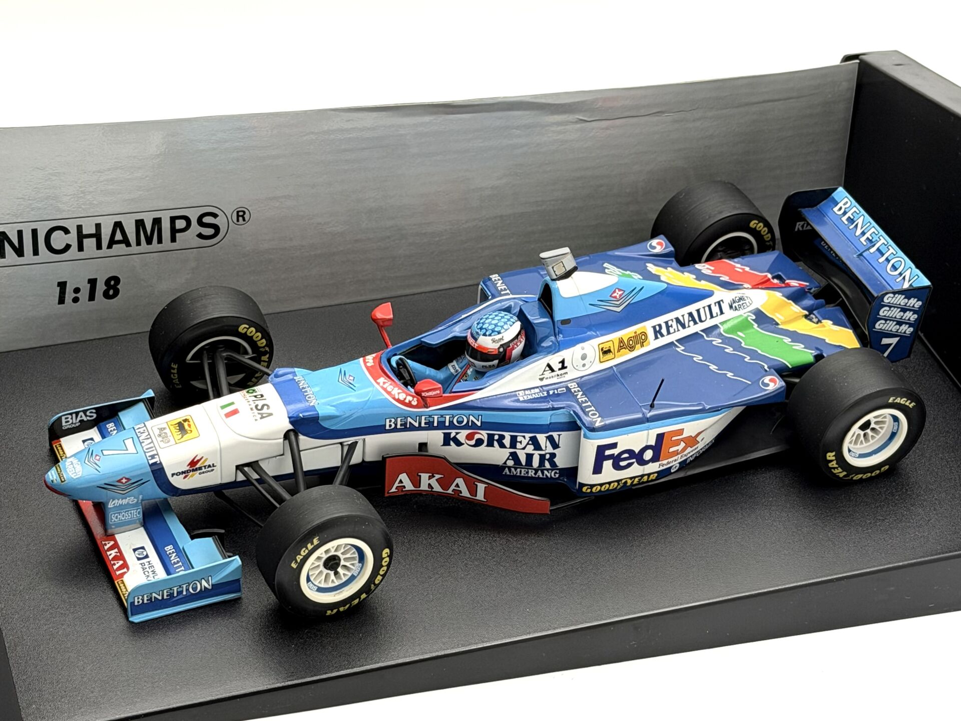 1:18 Benetton B197 Renault Jean Alesi 1997 - Minichamps