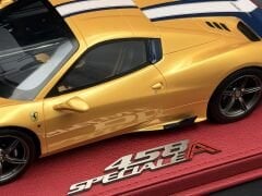 1:18 Ferrari 458 Speciale A 2014 Paris AS Giallo Tristrato - BBR