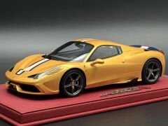 1:18 Ferrari 458 Speciale A 2014 Paris AS Giallo Tristrato - BBR