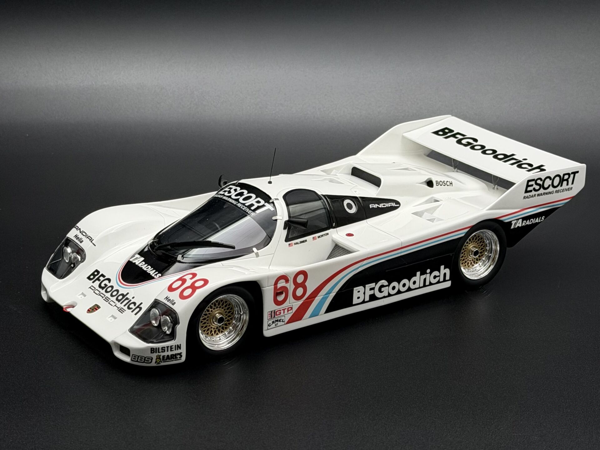 1:18 Porsche 962 IMSA 500 Miles BF Goodrich 1986 - TrueScale