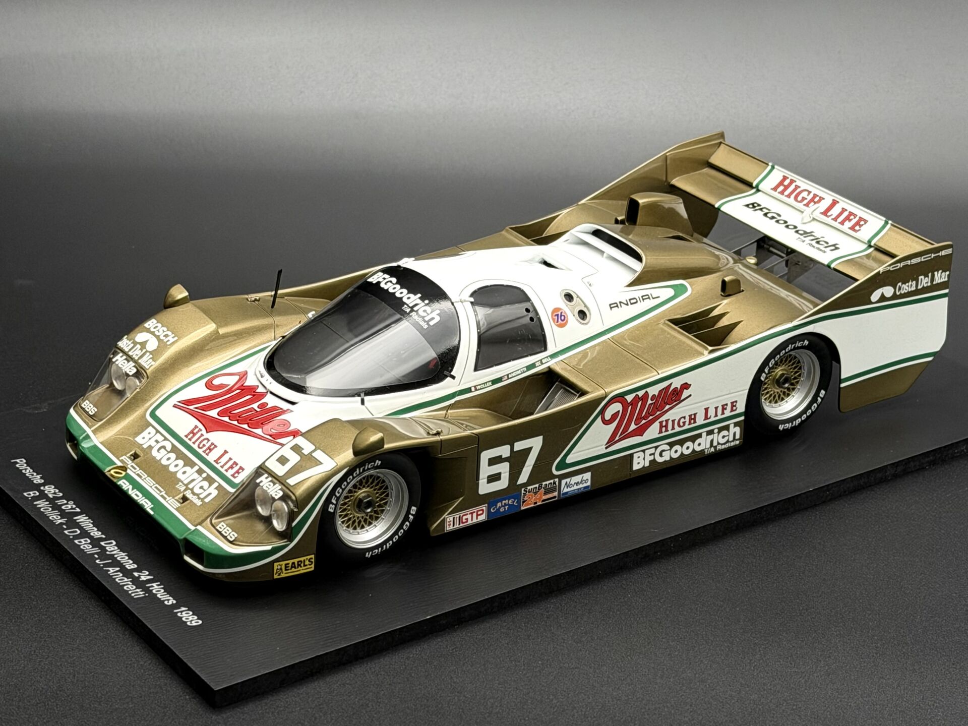 1:18 Porsche 962 Winner Daytona 19889 Miller - Spark