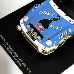 1:18 Porsche 911 SC Gitanes 1978 Monte Carlo Winner - Spark