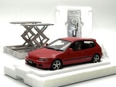 1:18 Honda Civic EG6 SİR II Vtec Red Lift Set 1993 - LCD Model