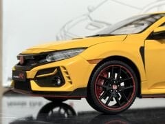 1:18 Honda Civic FK8 Type R 2020 Yellow - LCD Model