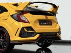 1:18 Honda Civic FK8 Type R 2020 Yellow - LCD Model