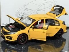 1:18 Honda Civic FK8 Type R 2020 Yellow - LCD Model