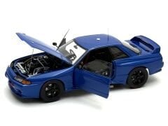1:18 Nissan Skyline GT-R R32 Plain Body Bayside Blue '92 - Autoart