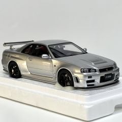 1:18 Nissan Skyline GT-R R34 Z Tune 2002 Silver - Autoart