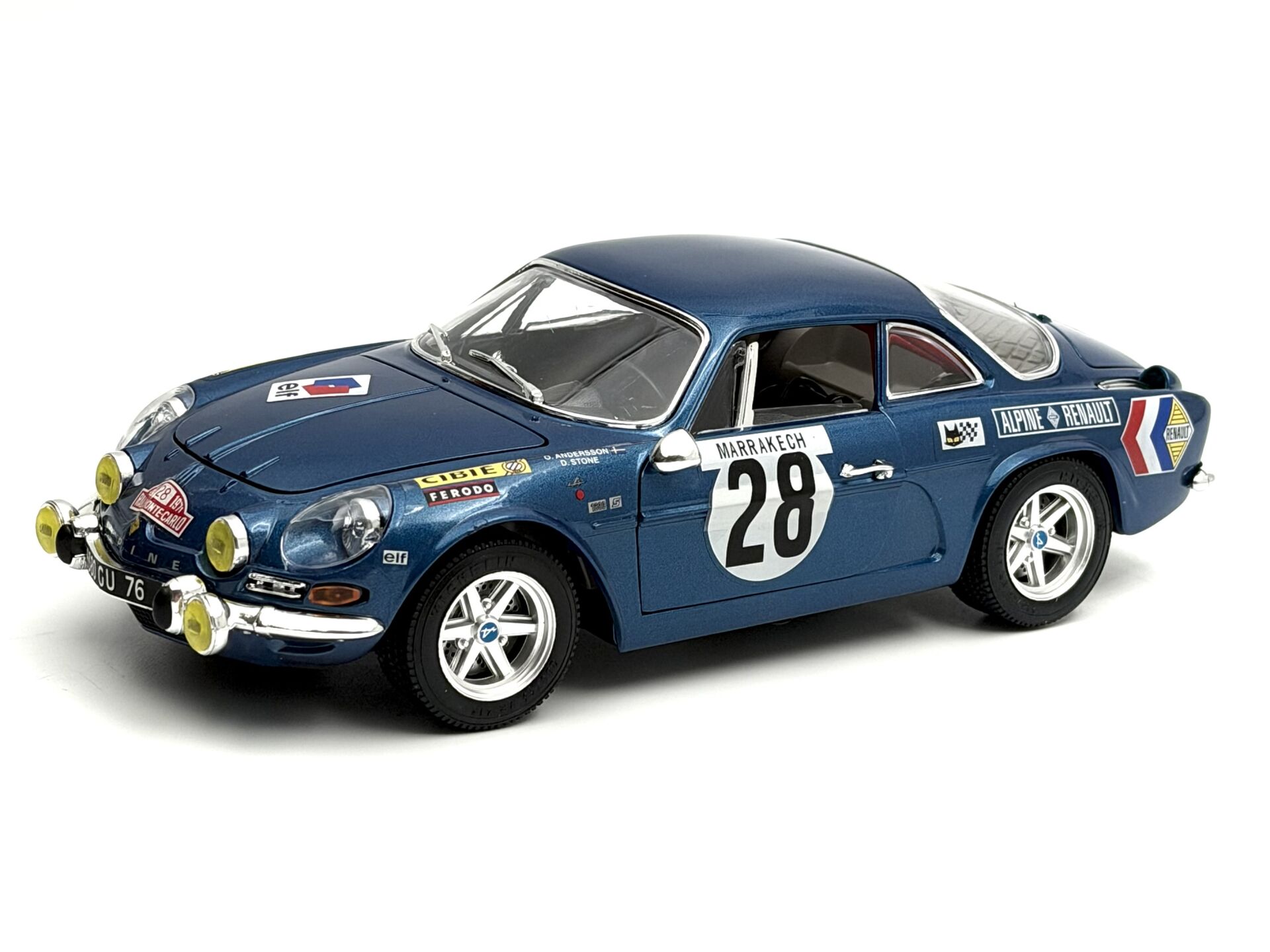 1:18 Alpine A110 1600S Monte Carlo Rally 1971 - Burago İtalyan