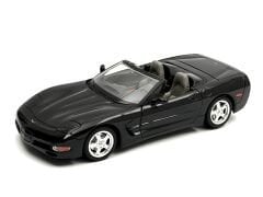 1:18 Chevrolet Corvette Convertible C5 Black - Burago İtalyan
