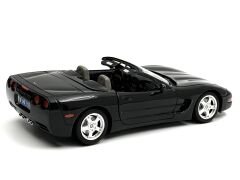 1:18 Chevrolet Corvette Convertible C5 Black - Burago İtalyan