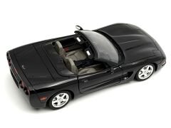 1:18 Chevrolet Corvette Convertible C5 Black - Burago İtalyan