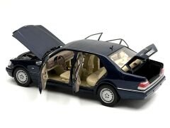 1:18 Mercedes-Benz S500 Lang W140 1989 Blue Met - Norev