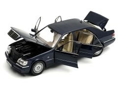 1:18 Mercedes-Benz S500 Lang W140 1989 Blue Met - Norev