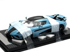 1:18 Koenigsegg Regera Pearl Blue High End Resin - FrontiArt