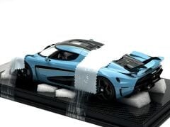 1:18 Koenigsegg Regera Pearl Blue High End Resin - FrontiArt