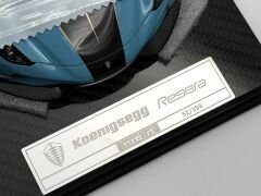 1:18 Koenigsegg Regera Pearl Blue High End Resin - FrontiArt