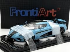 1:18 Koenigsegg Regera Pearl Blue High End Resin - FrontiArt