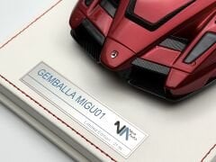 1:18 Ferrari Enzo Gembella MIG U1 66 pcs Transparent Red - NA Model